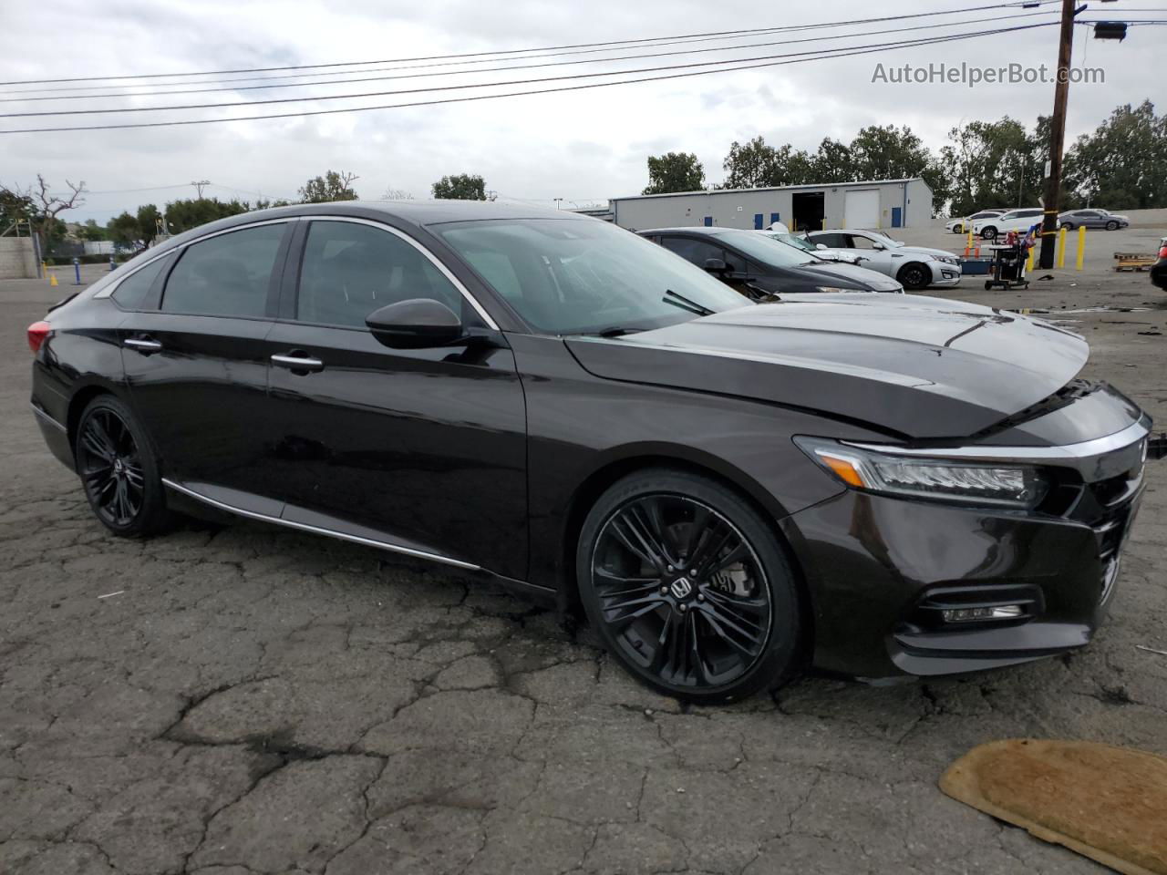 2018 Honda Accord Touring Black vin: 1HGCV2F94JA001567