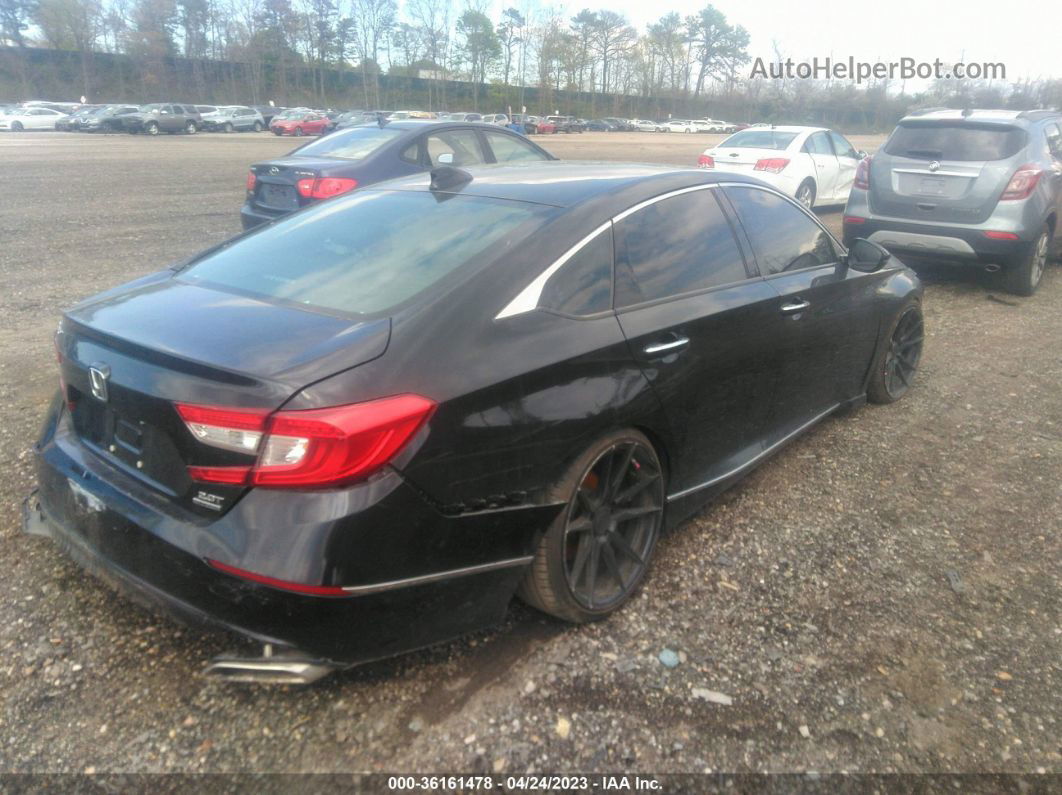 2018 Honda Accord Sedan Touring 2.0t Black vin: 1HGCV2F94JA013055