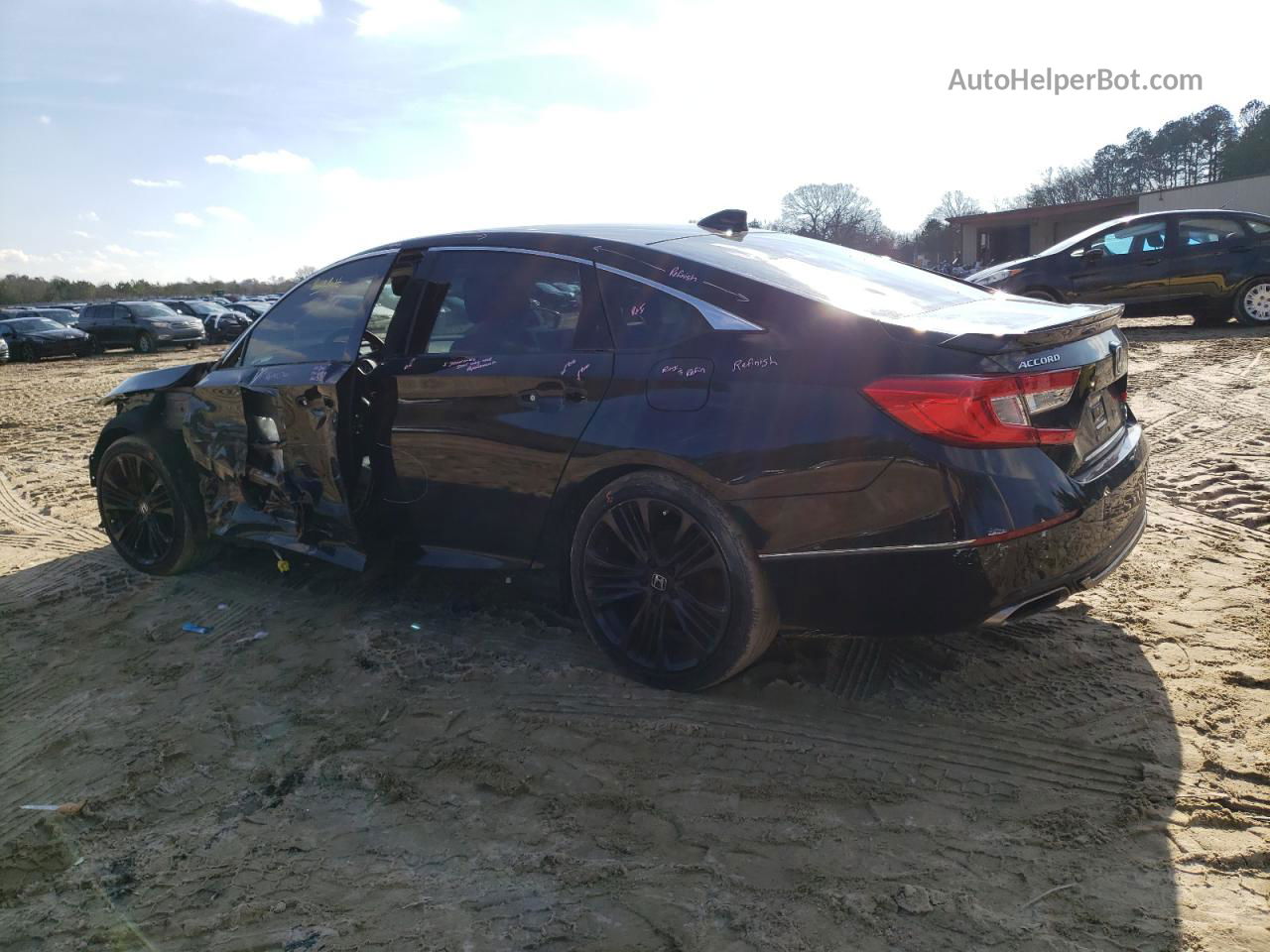 2018 Honda Accord Touring Black vin: 1HGCV2F94JA039851