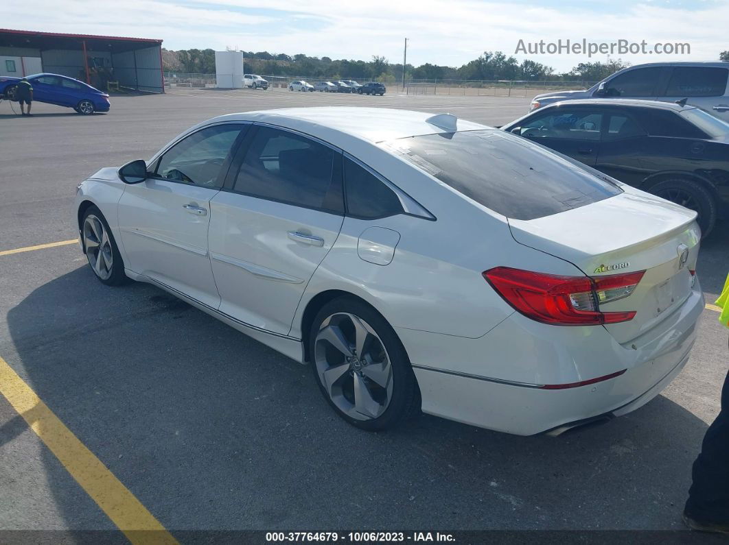 2019 Honda Accord Touring 2.0t White vin: 1HGCV2F94KA017592