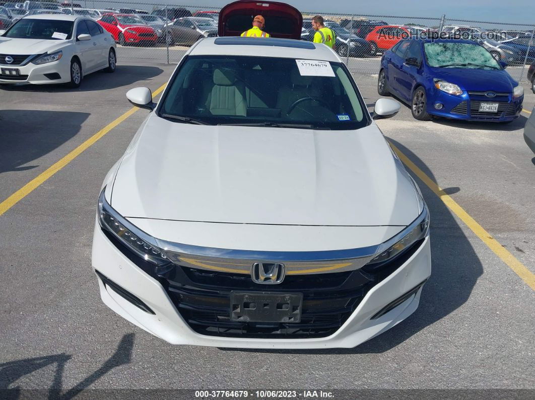 2019 Honda Accord Touring 2.0t White vin: 1HGCV2F94KA017592