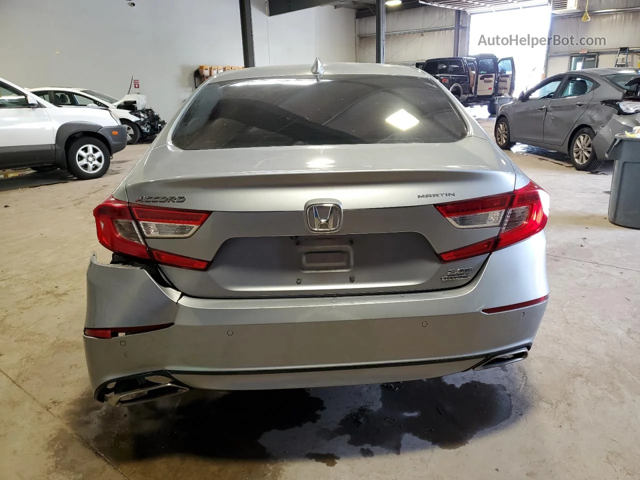 2019 Honda Accord Touring Silver vin: 1HGCV2F95KA007248