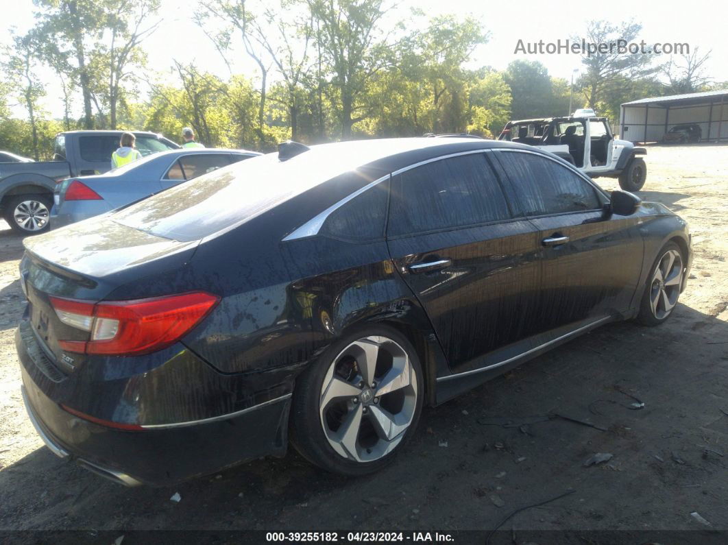 2018 Honda Accord Touring 2.0t Black vin: 1HGCV2F96JA012067