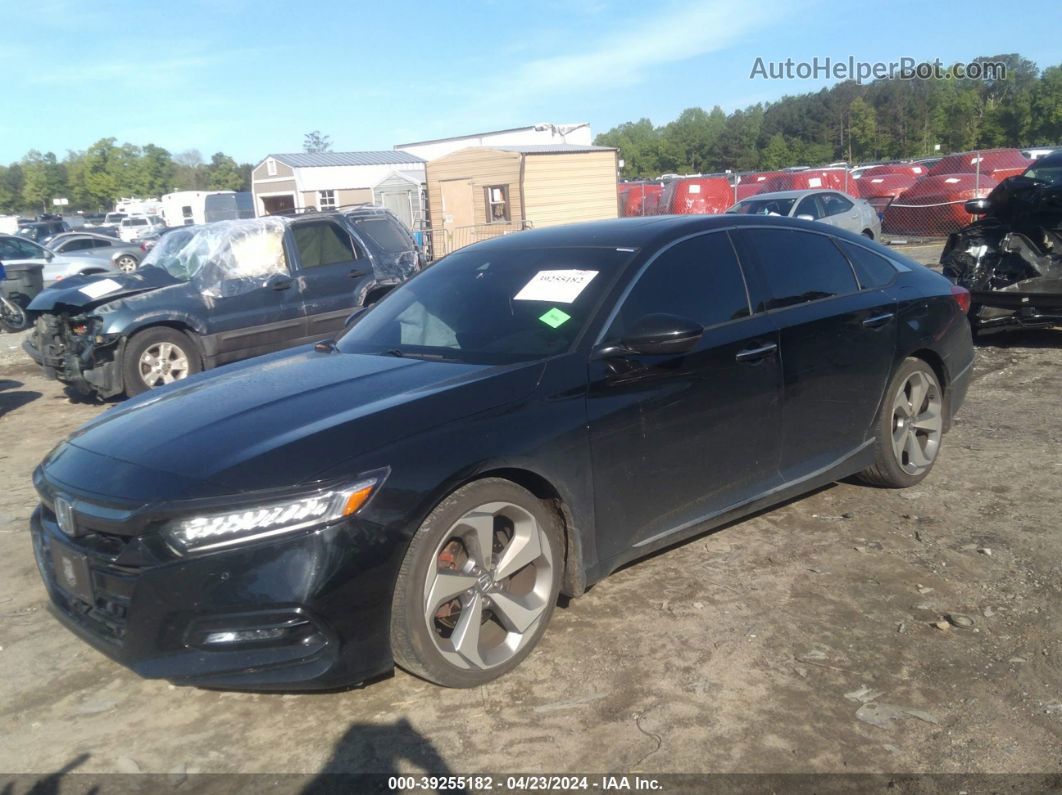 2018 Honda Accord Touring 2.0t Black vin: 1HGCV2F96JA012067