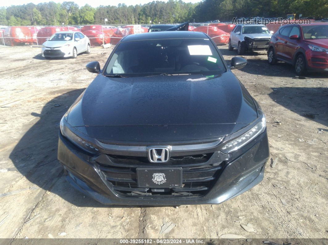 2018 Honda Accord Touring 2.0t Black vin: 1HGCV2F96JA012067