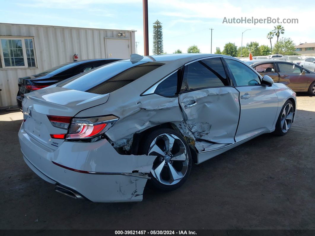 2019 Honda Accord Touring 2.0t White vin: 1HGCV2F96KA021207