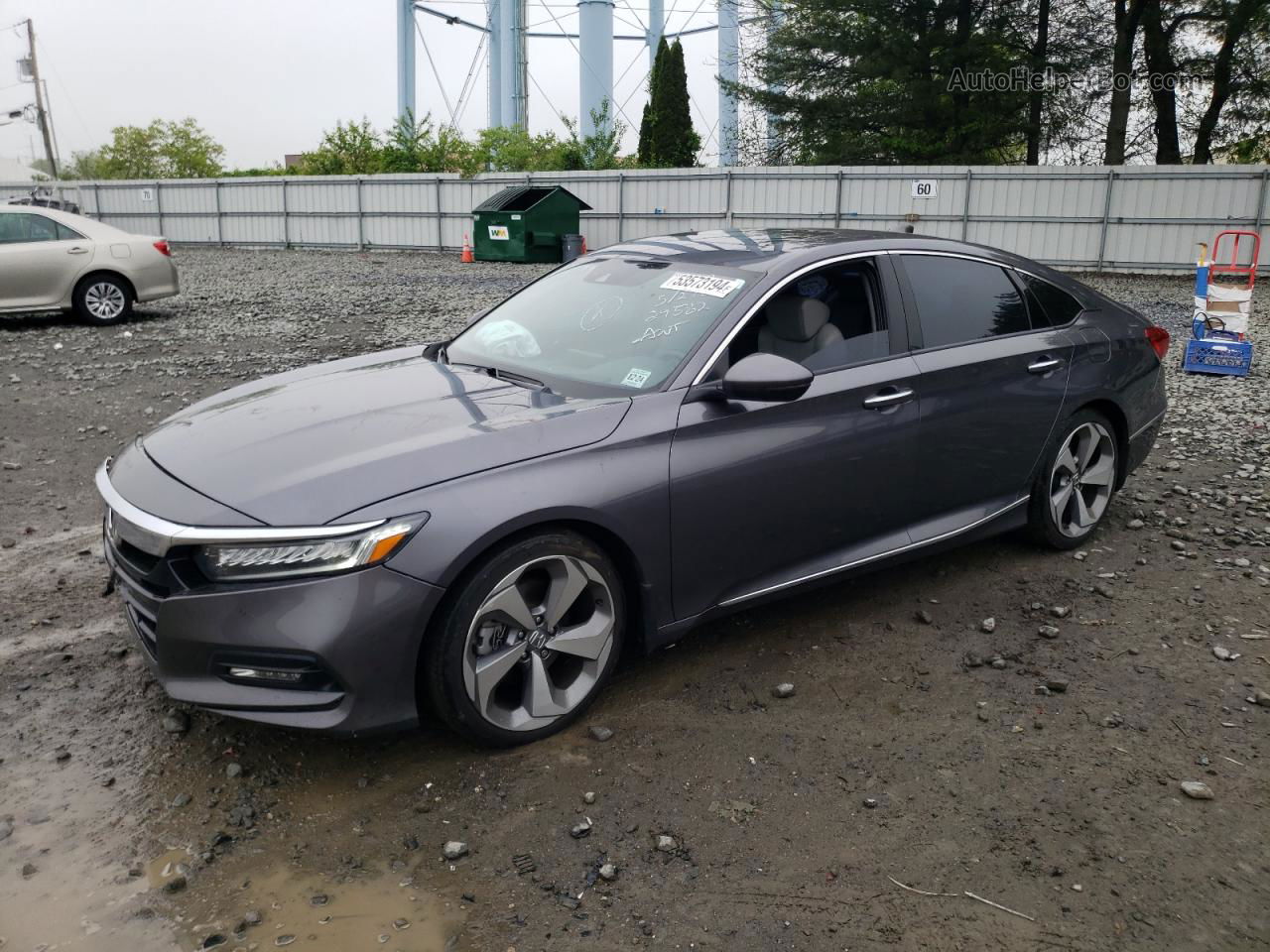 2019 Honda Accord Touring Угольный vin: 1HGCV2F96KA029582