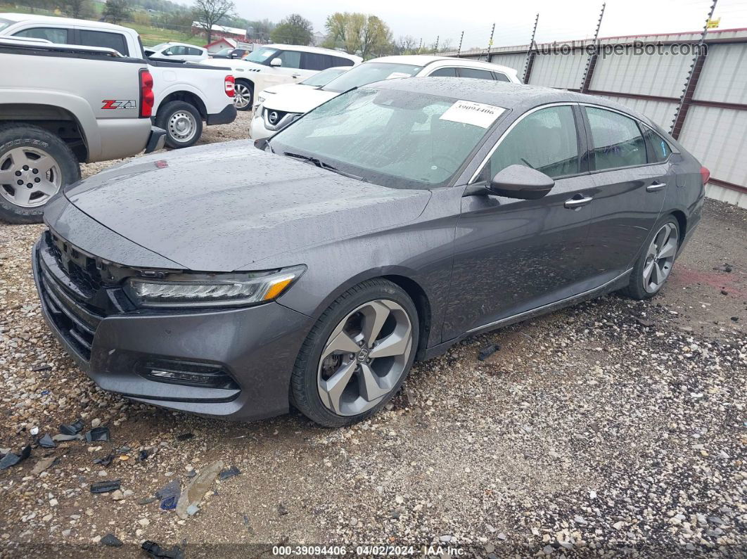 2018 Honda Accord Touring 2.0t Gray vin: 1HGCV2F97JA029041