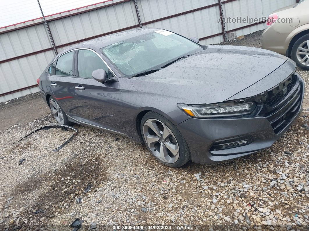 2018 Honda Accord Touring 2.0t Gray vin: 1HGCV2F97JA029041