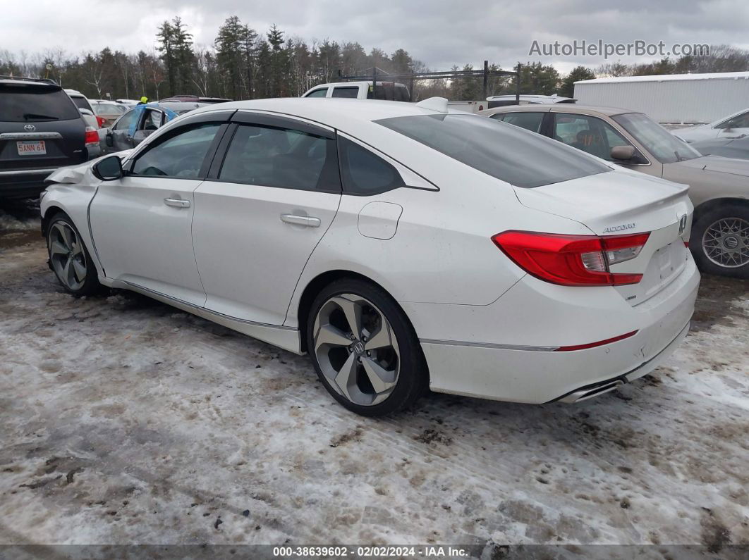 2018 Honda Accord Touring 2.0t White vin: 1HGCV2F97JA050472