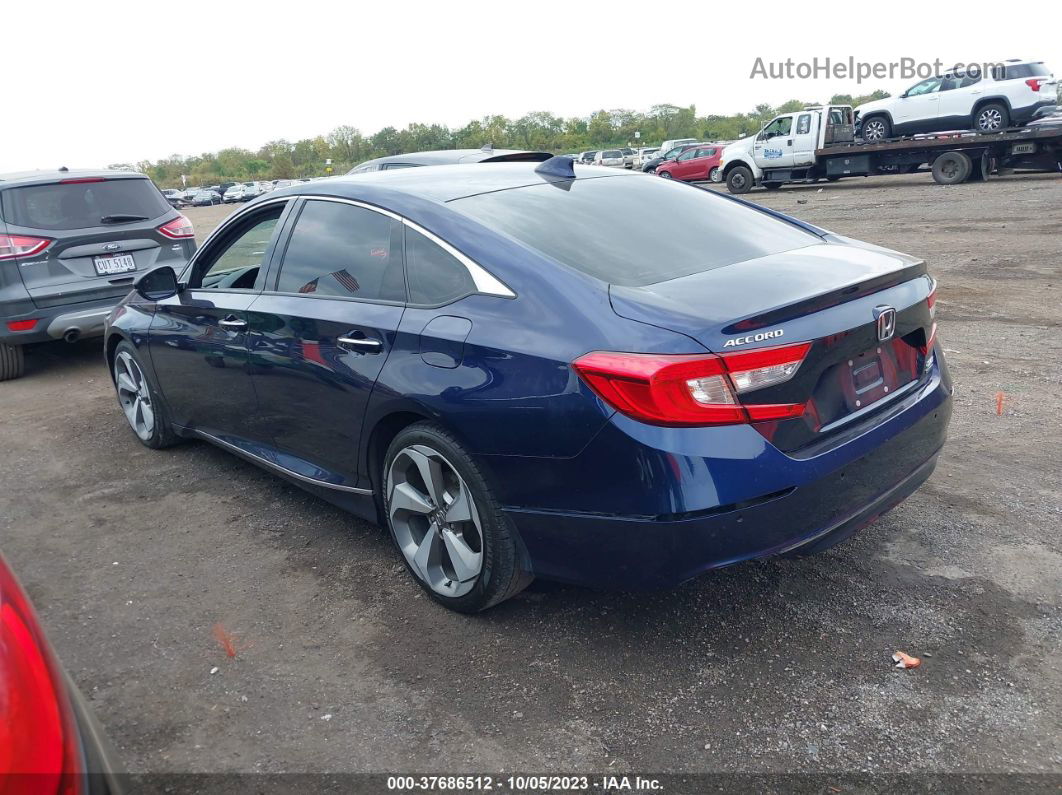 2019 Honda Accord Sedan Touring 2.0t Blue vin: 1HGCV2F97KA030935