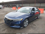 2019 Honda Accord Sedan Touring 2.0t Blue vin: 1HGCV2F97KA030935