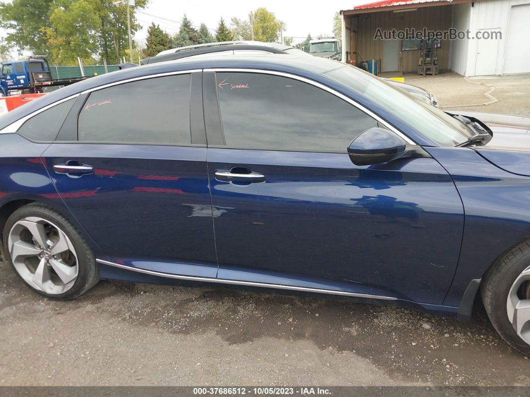 2019 Honda Accord Sedan Touring 2.0t Blue vin: 1HGCV2F97KA030935