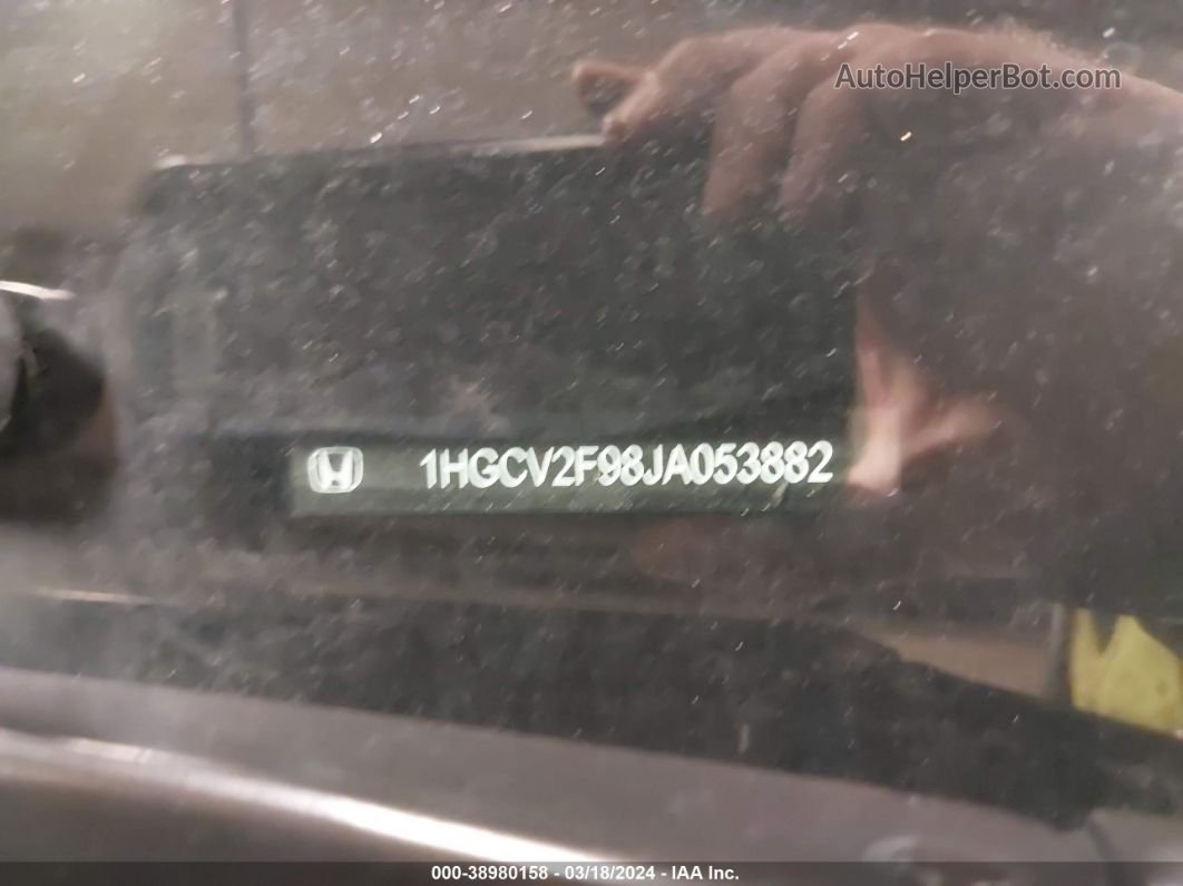 2018 Honda Accord Touring 2.0t Серый vin: 1HGCV2F98JA053882