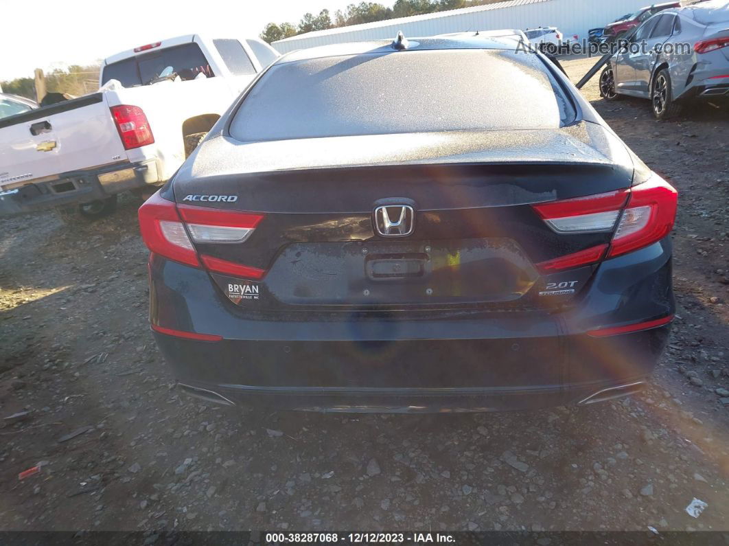 2019 Honda Accord Touring 2.0t Black vin: 1HGCV2F98KA011309