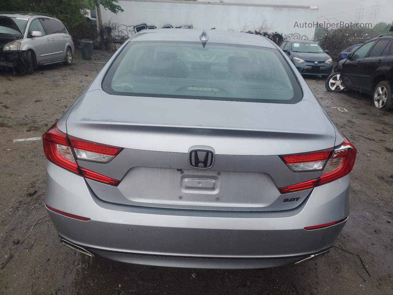 2019 Honda Accord Touring Silver vin: 1HGCV2F98KA013030