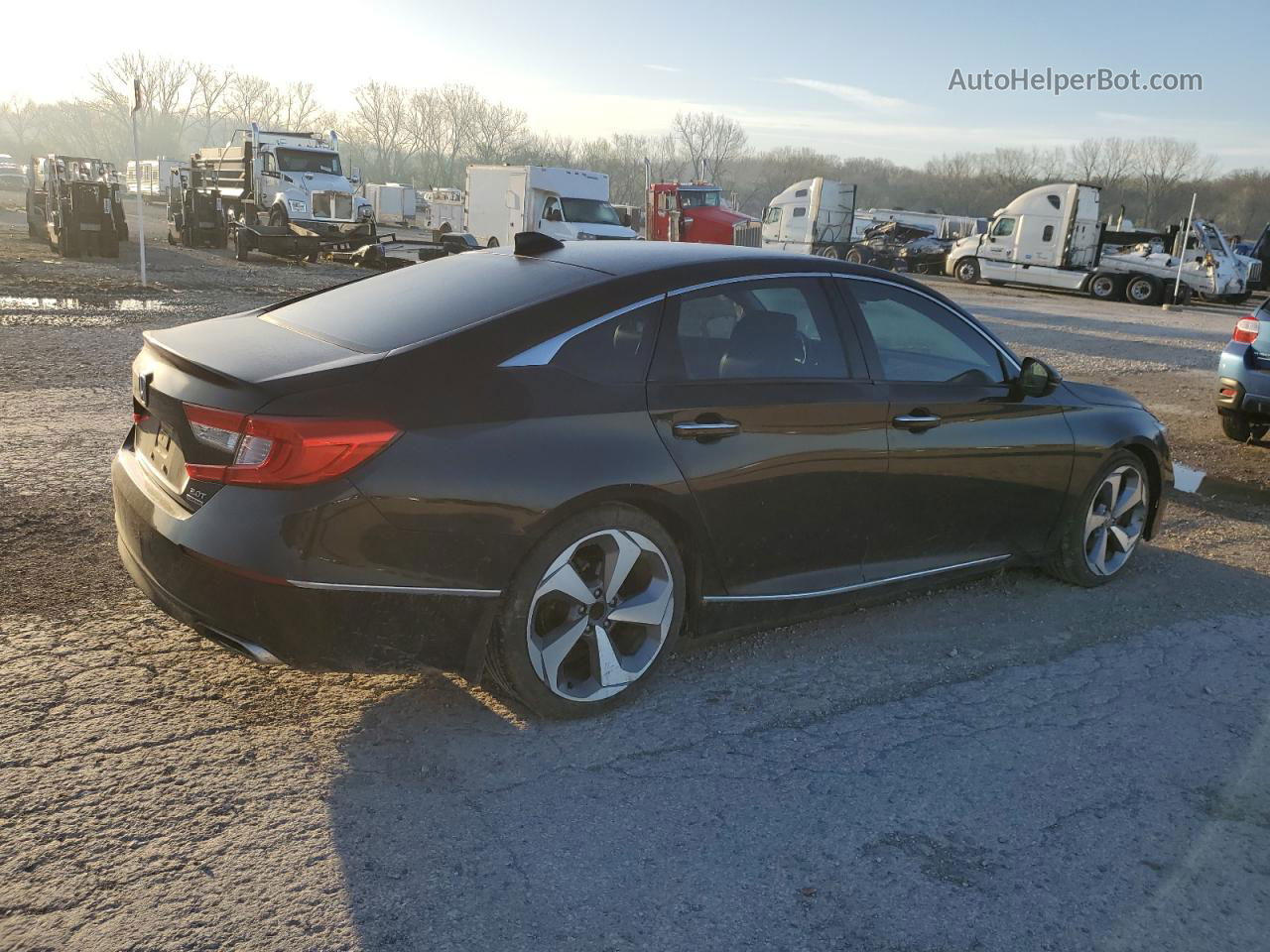 2018 Honda Accord Touring Black vin: 1HGCV2F99JA046133