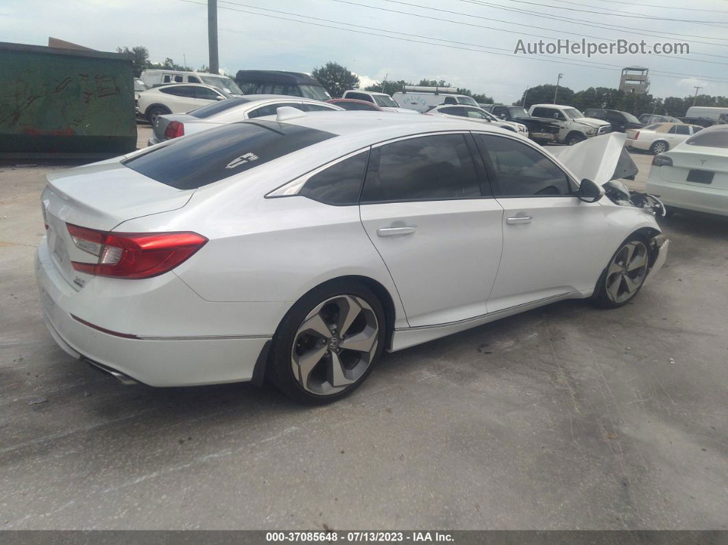 2018 Honda Accord Sedan Touring 2.0t White vin: 1HGCV2F9XJA015019