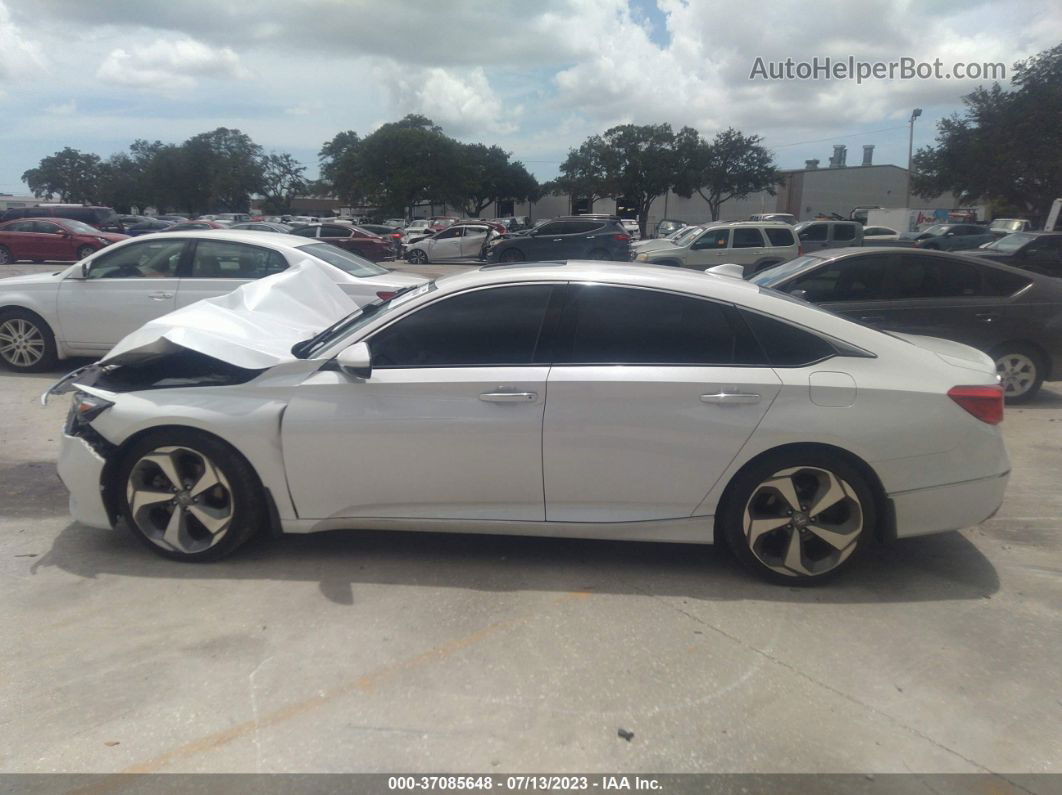 2018 Honda Accord Sedan Touring 2.0t White vin: 1HGCV2F9XJA015019