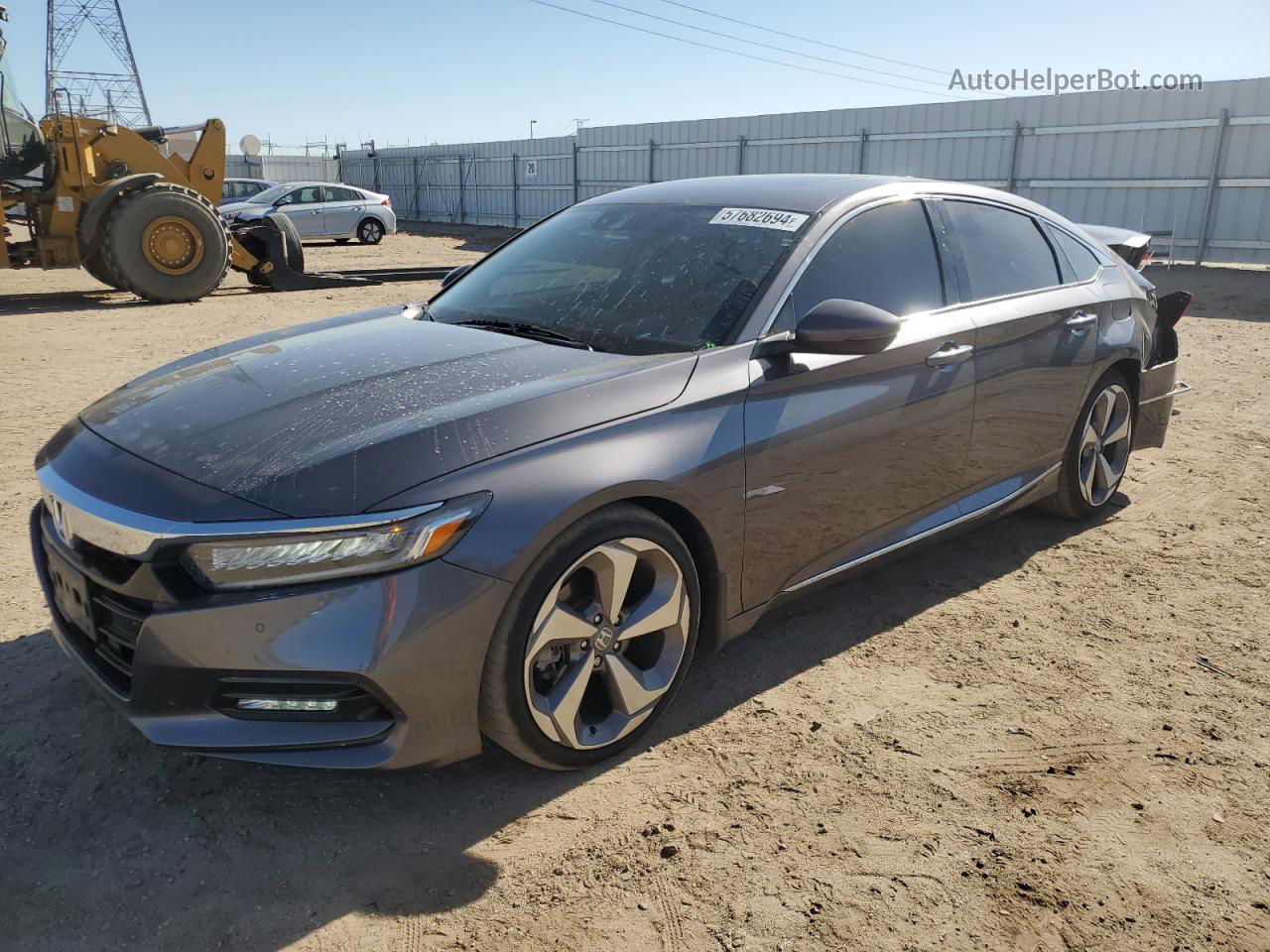 2019 Honda Accord Touring Серый vin: 1HGCV2F9XKA014020