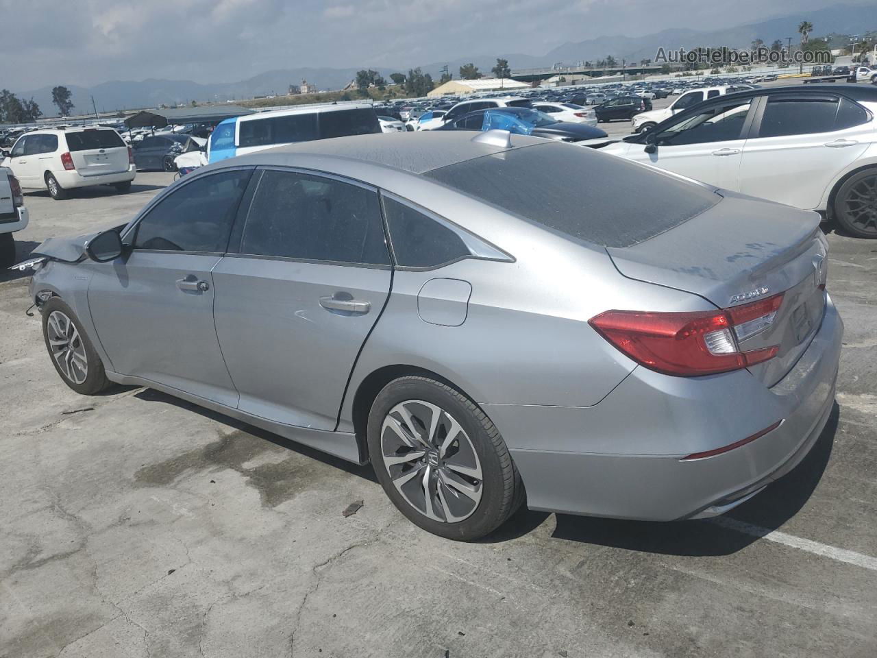 2018 Honda Accord Hybrid Silver vin: 1HGCV3F11JA010873