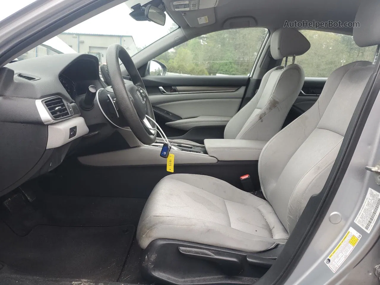 2019 Honda Accord Hybrid Silver vin: 1HGCV3F14KA005197