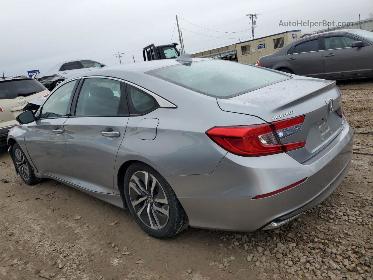 2020 Honda Accord Hybrid Серебряный vin: 1HGCV3F14LA005282