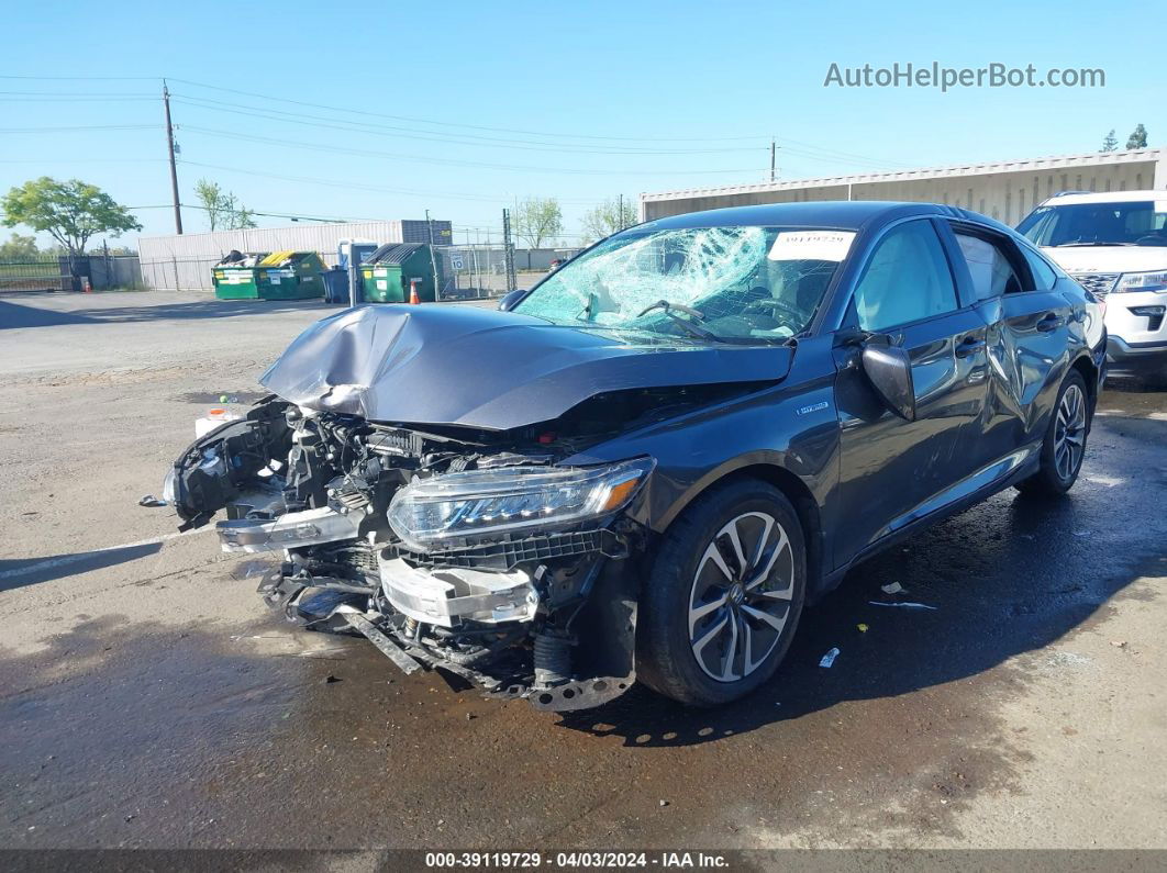 2020 Honda Accord Hybrid Gray vin: 1HGCV3F14LA015911