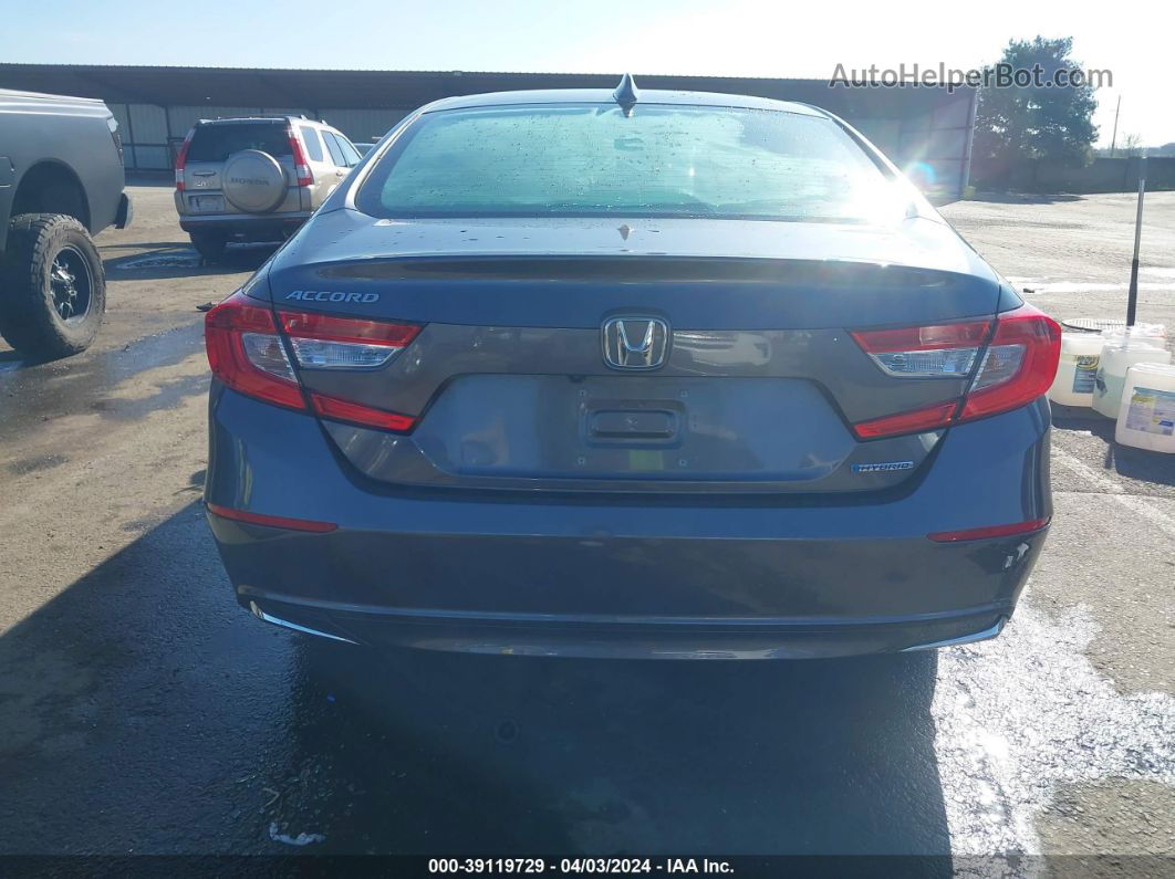 2020 Honda Accord Hybrid Gray vin: 1HGCV3F14LA015911