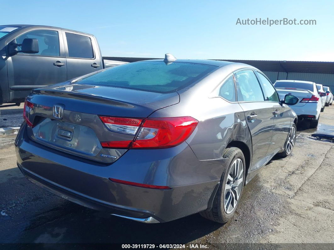 2020 Honda Accord Hybrid Gray vin: 1HGCV3F14LA015911