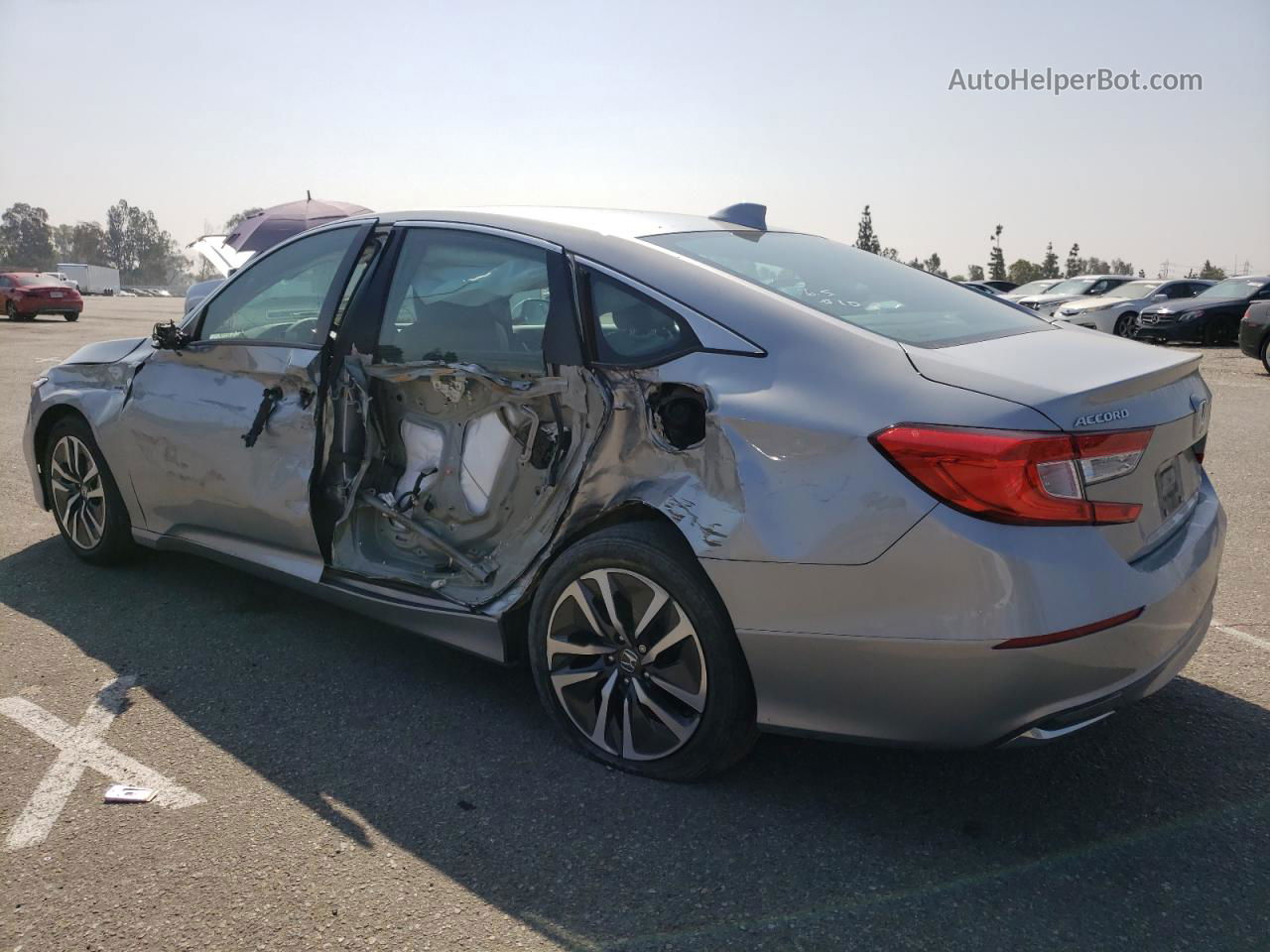 2020 Honda Accord Hybrid Silver vin: 1HGCV3F16LA004263