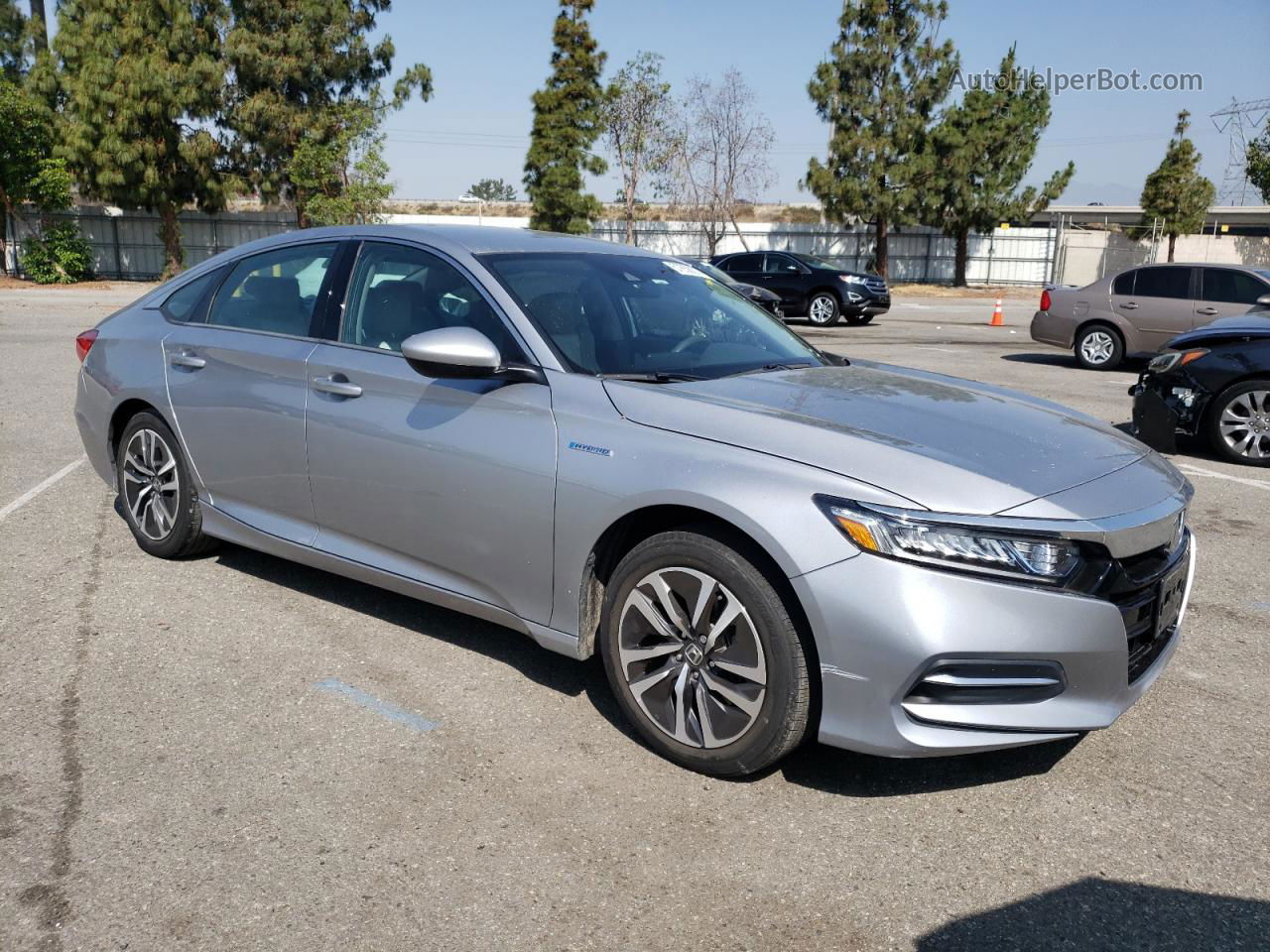 2020 Honda Accord Hybrid Серебряный vin: 1HGCV3F16LA004263