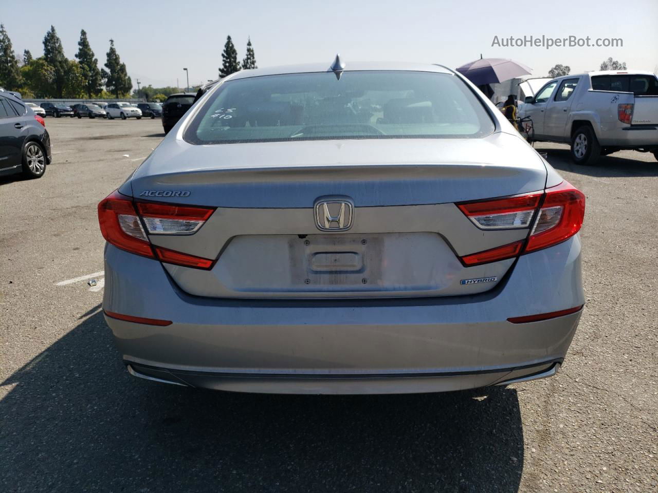 2020 Honda Accord Hybrid Серебряный vin: 1HGCV3F16LA004263