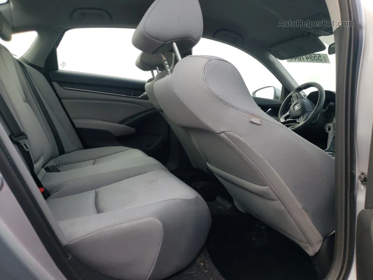 2018 Honda Accord Hybrid Silver vin: 1HGCV3F19JA002486