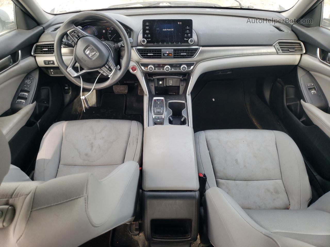 2018 Honda Accord Hybrid Silver vin: 1HGCV3F19JA002486