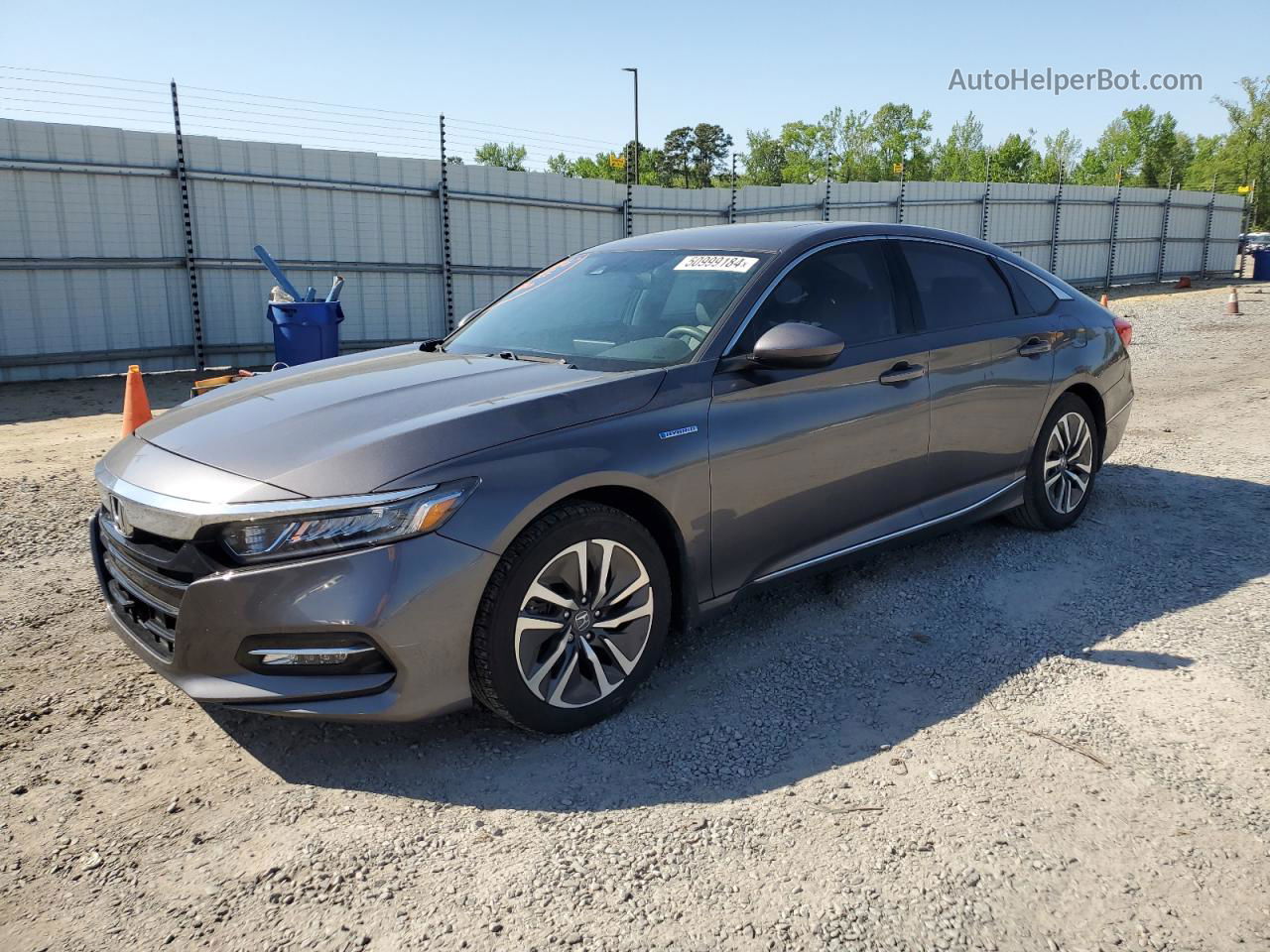 2019 Honda Accord Hybrid Ex Gray vin: 1HGCV3F46KA010881