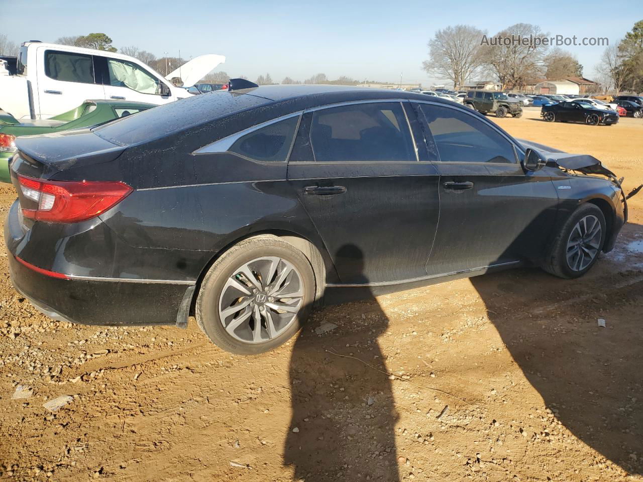 2019 Honda Accord Hybrid Exl Black vin: 1HGCV3F50KA018600