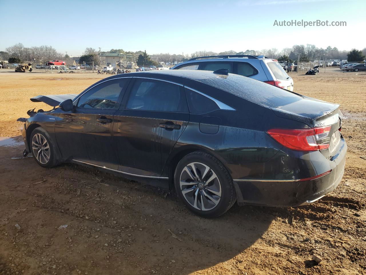 2019 Honda Accord Hybrid Exl Черный vin: 1HGCV3F50KA018600