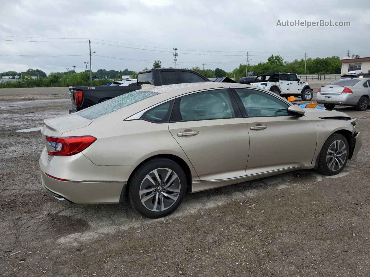 2018 Honda Accord Hybrid Exl Gold vin: 1HGCV3F51JA008298