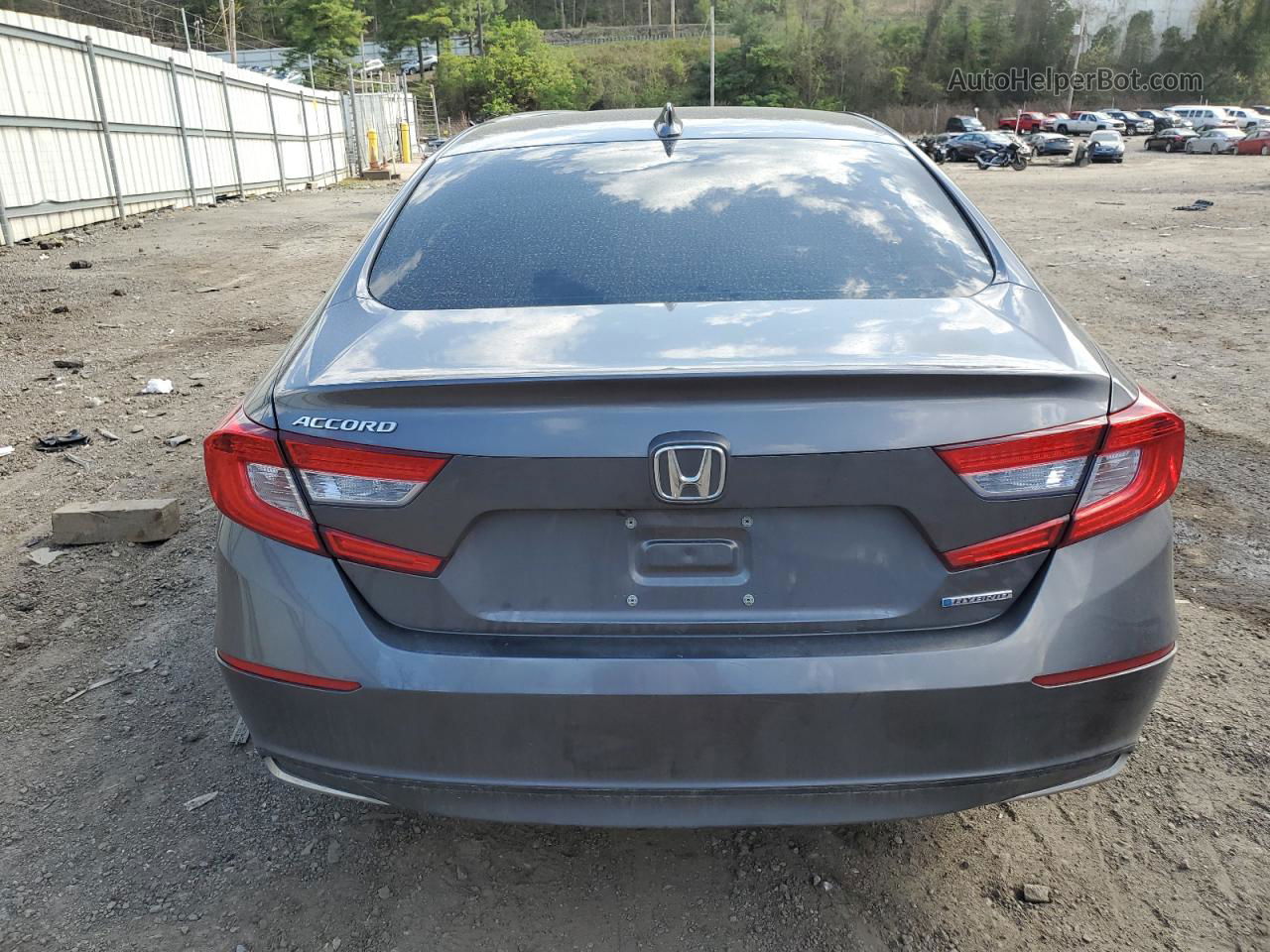 2020 Honda Accord Hybrid Exl Gray vin: 1HGCV3F56LA003374