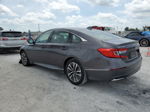 2018 Honda Accord Hybrid Exl Gray vin: 1HGCV3F60JA012724