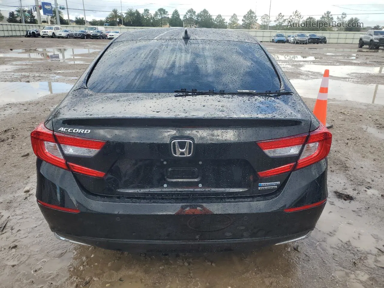 2018 Honda Accord Touring Hybrid Blue vin: 1HGCV3F90JA002642