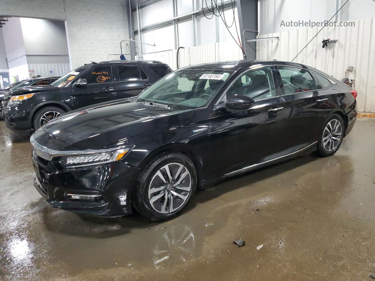 2019 Honda Accord Touring Hybrid Черный vin: 1HGCV3F91KA021833