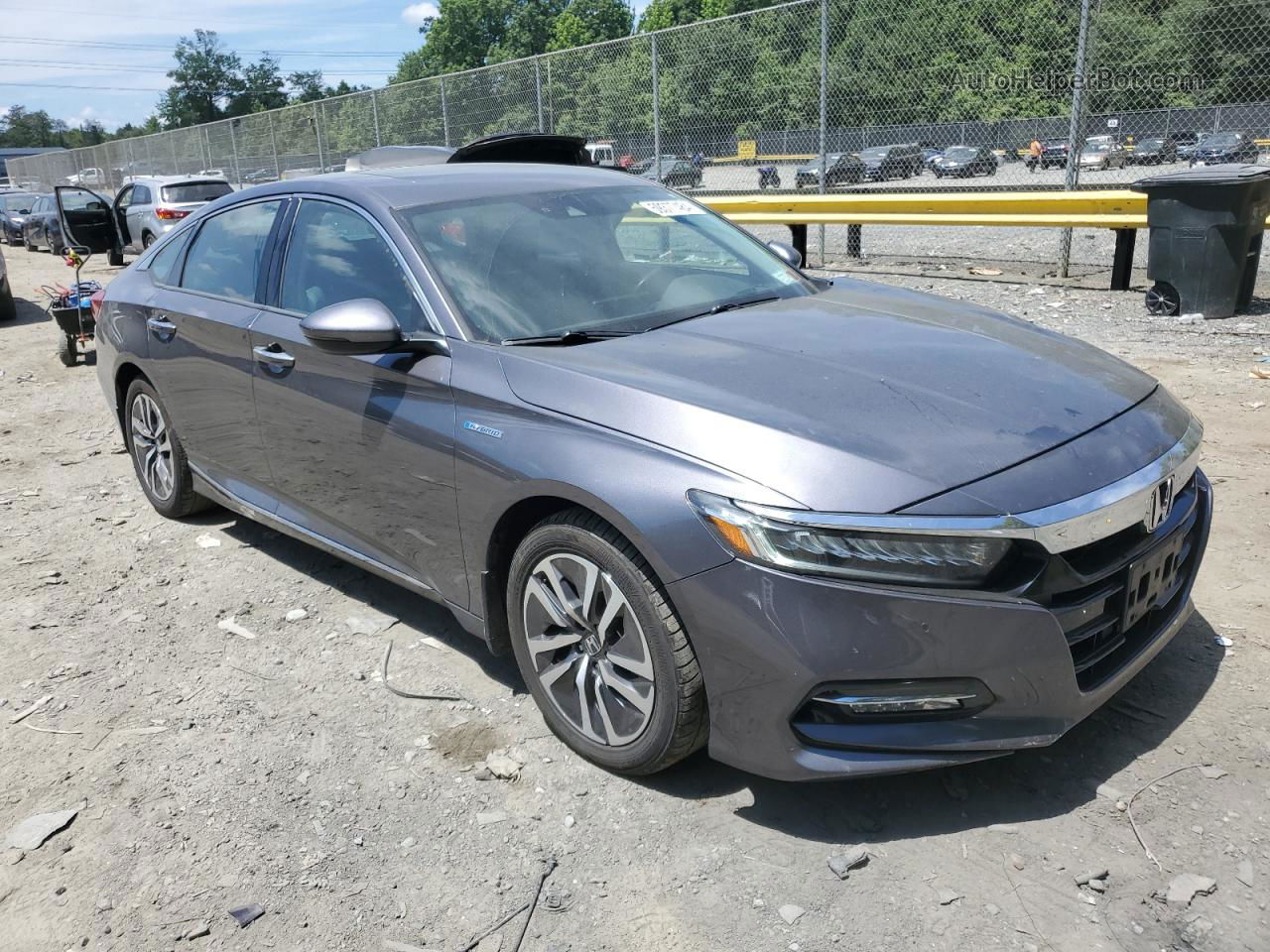 2018 Honda Accord Touring Hybrid Charcoal vin: 1HGCV3F92JA004134