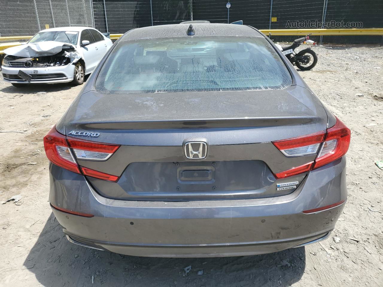 2018 Honda Accord Touring Hybrid Charcoal vin: 1HGCV3F92JA004134