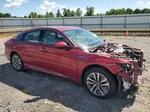 2018 Honda Accord Touring Hybrid Red vin: 1HGCV3F93JA009438