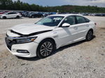 2018 Honda Accord Touring Hybrid White vin: 1HGCV3F94JA014664