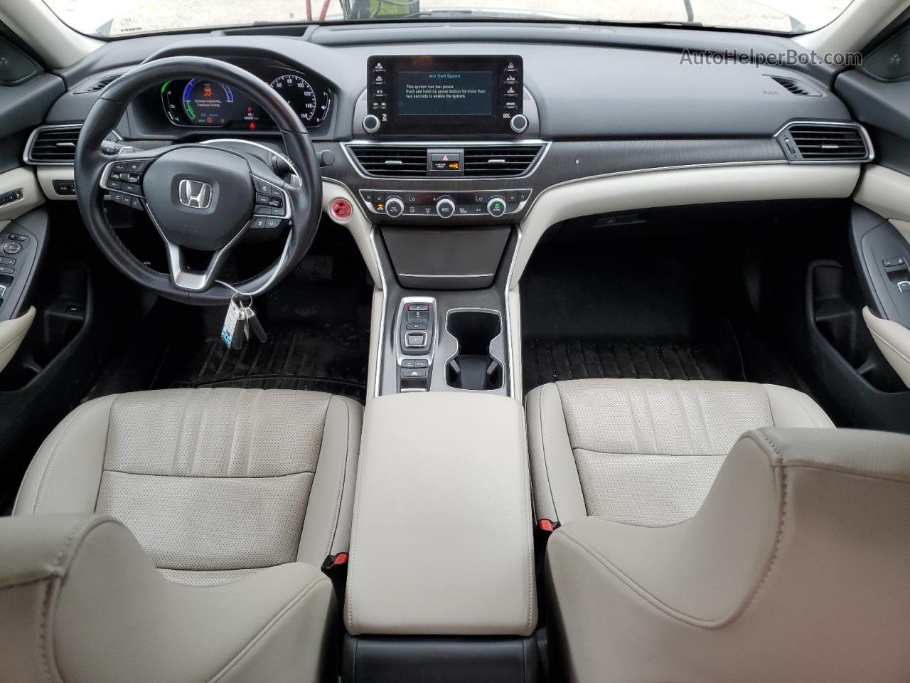 2020 Honda Accord Touring Hybrid White vin: 1HGCV3F94LA004770