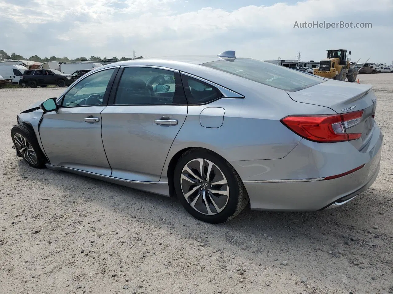 2018 Honda Accord Touring Hybrid Серебряный vin: 1HGCV3F95JA005388