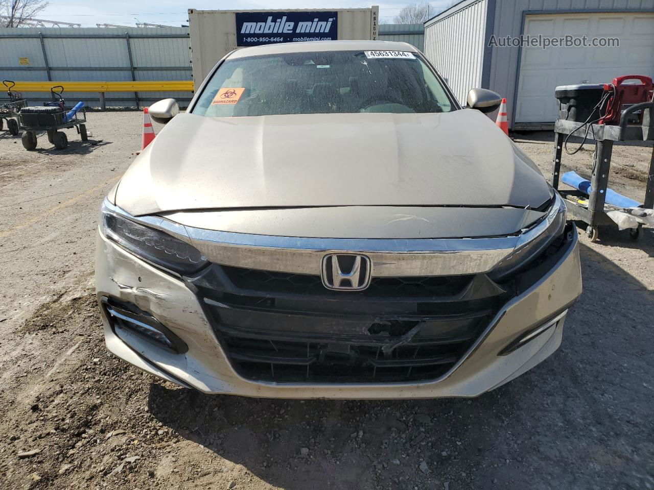 2019 Honda Accord Touring Hybrid Золотой vin: 1HGCV3F95KA008468